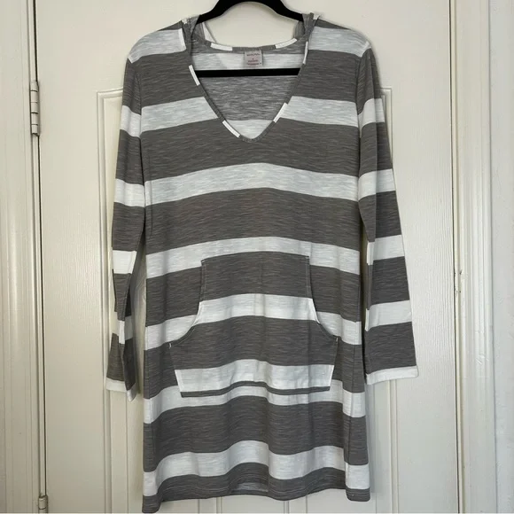 merona t shirt dress Merona Striped T-Shirt Shift Dress Size XS